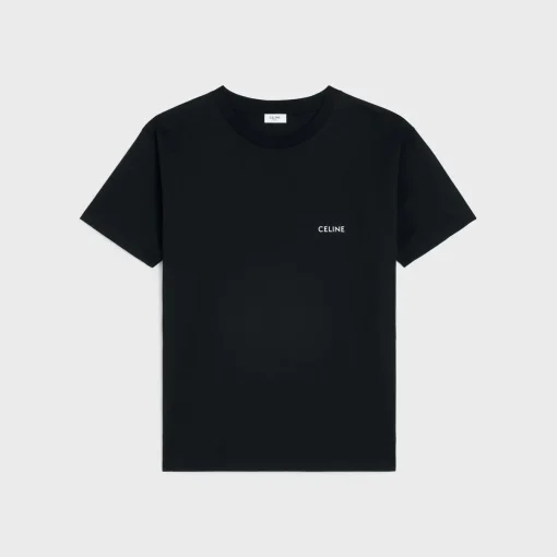 Celine loose t-shirt IN cotton jersey black