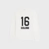 Celine 16 Loose T-Shirt IN Cotton Jersey White
