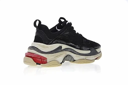 Balenciaga Triple S Black White Red