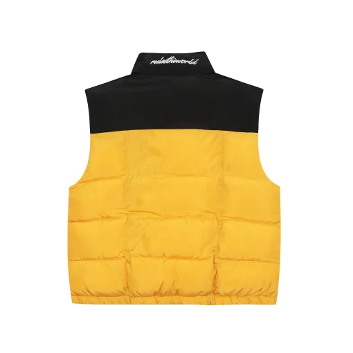Cotton Vest Jacket Yellow/ Black