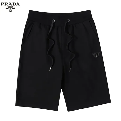 Prada Re-Nylon Shorts White Black