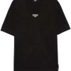 FENDI logo-print T-shirt black