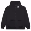 Balenciaga Zip Hoodie Full Black