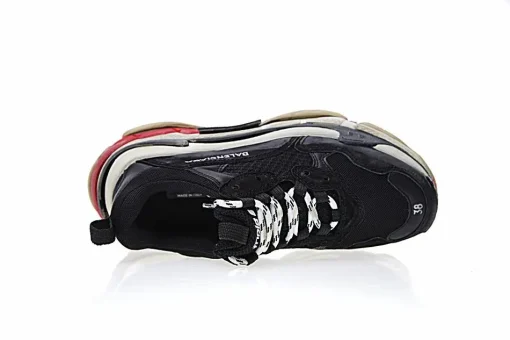Balenciaga Triple S Black White Red