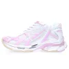 BALENCIAGA Runner Sneaker White Pink – Iconic 90s Retro Technical Mesh Luxury Runner