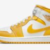 Nike Air Jordan 1 Mid White University Gold (W)