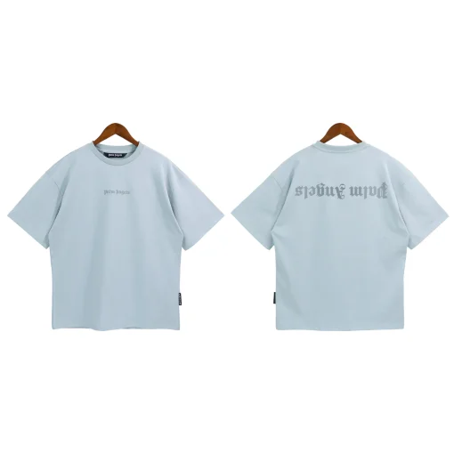 Palm Angels Shark T-shirt Sky Blue/White
