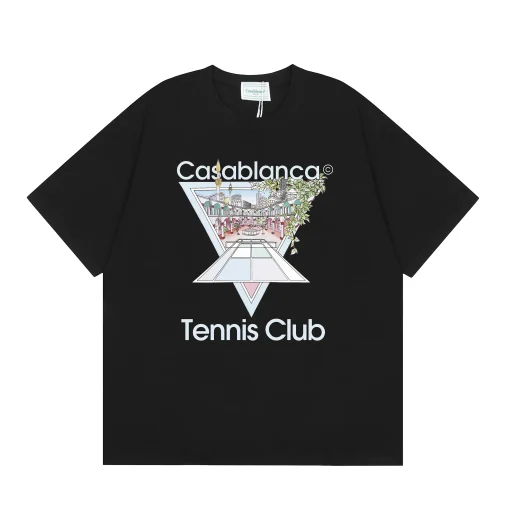 Casablanca Tennis Club T-shirt Black