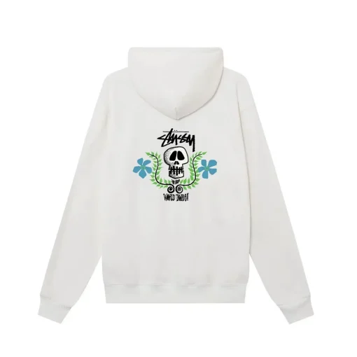 Stussy De Monsieur Vase Popover Hoodie Cream White