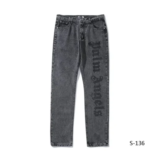 Palm Angels Jeans Dark Grey