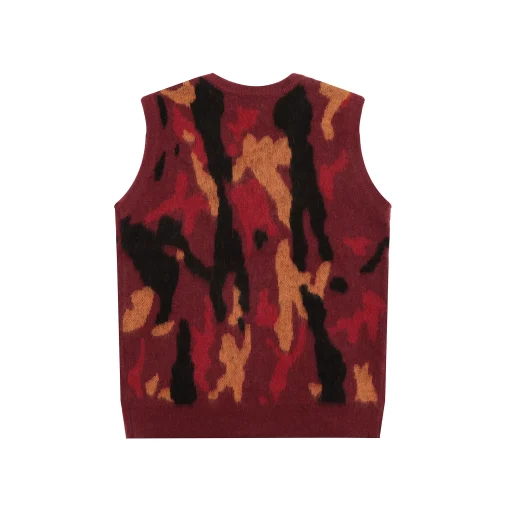Corteiz Mohair Knit Vest Multicolor
