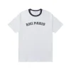 AMI Paris Logo Print Organic Cotton T-Shirt White