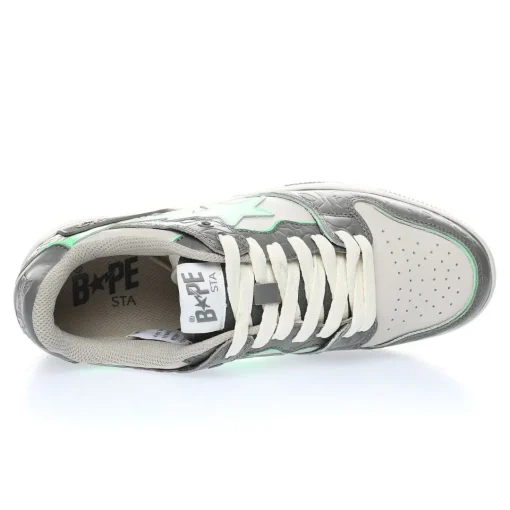 Nike Bathing Ape Bape SK8 Sta Green Grey