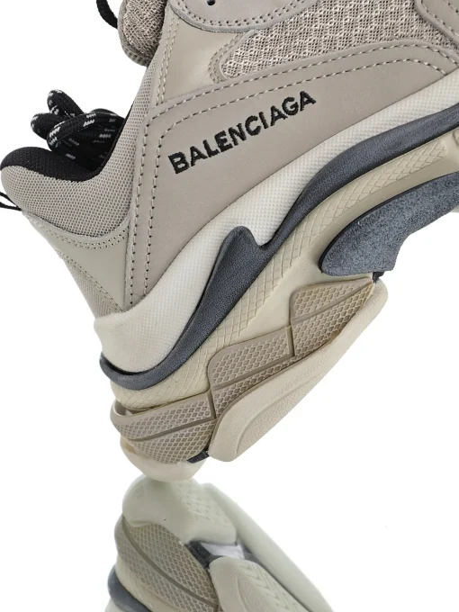 Balenciaga Triple S Malla de Piedra – Iconic Oversized Multi-Material Sneakers