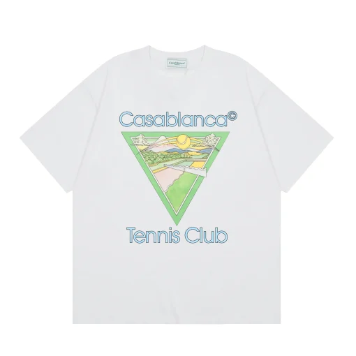 Casablanca Tennis Club Icon T-Shirt Black