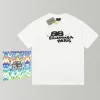 Balenciaga BB Logo Paris T-Shirt White