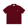 Ami Paris Polo Sweatshirt Red