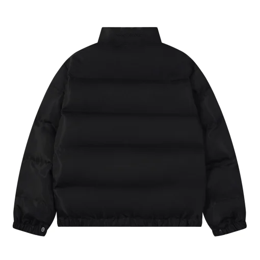 Corteiz Alcatraz Classic Hooded Down Puffer Jacket Black