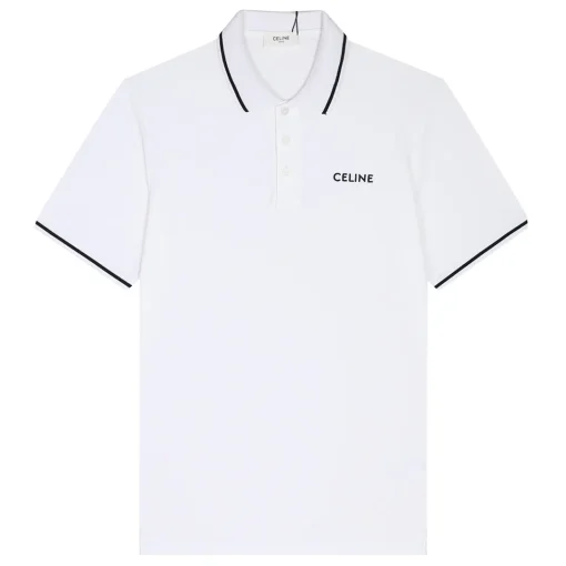 Celine Polo T-Shirt White