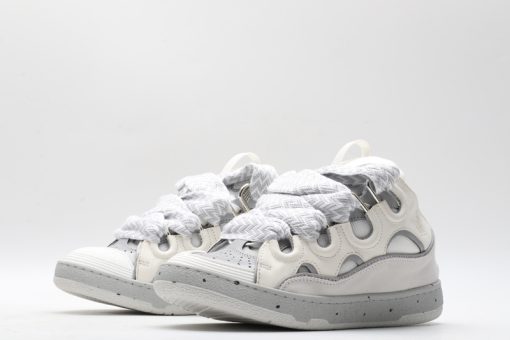 Lanvin Curb Sneakers White