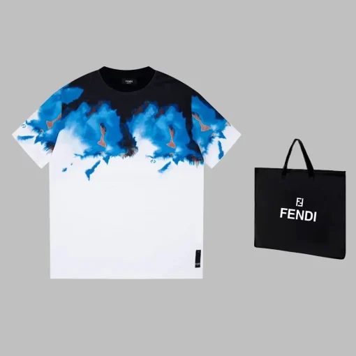 Fendi Logo-Patch Cotton T-shirt
