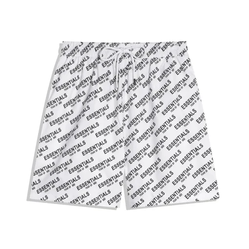 Fear of God Essentials all-over Print Shorts White