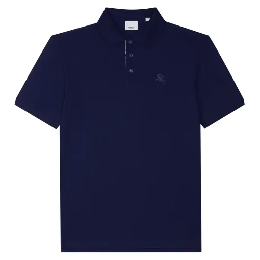 Burberry Polo Shirt Navy Blue