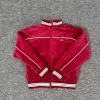 Corteiz CRTZ VVS Uptown Velour Track Jacket Red