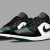 Nike Air Jordan 1 Low Sneaker Green Toe