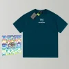 Balenciaga Small Log T-Shirt Prussian Blue