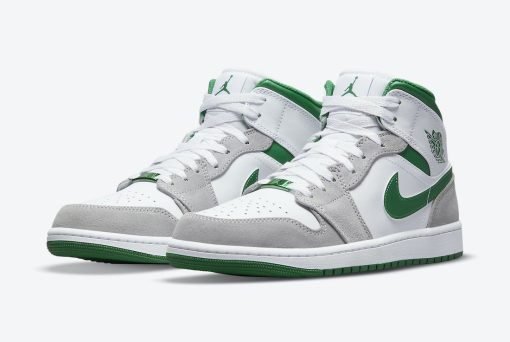 Nike Air Jordan 1 Mid SE Grey Green