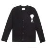 Ami Paris De Coeur wool Cardigan Black