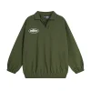 Corteiz Guerillaz Drilltop Tonal Jacket Olive