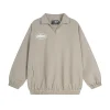 Corteiz Guerillaz Drilltop Tonal Jacket Grey