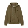 Ami Paris De Coeur Hoodie Brown