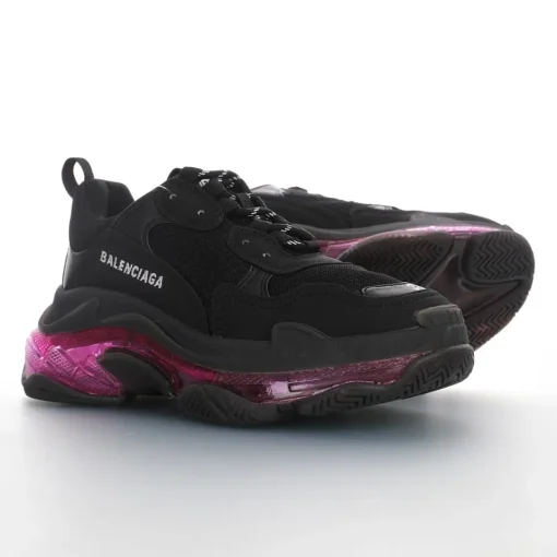 Balenciaga Triple S Black Pink – Iconic Triple S Clean Sole Sneakers