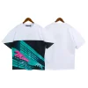 Palm Angels Miami Printed Cotton Jersey T-Shirt White Tops