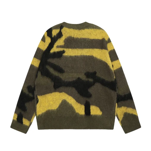 Corteiz Mohair Knit Sweater Gutta Camo