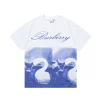 Burberry Swan T-shirt White / Blue
