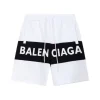 Balenciaga Black Border Logo Short White