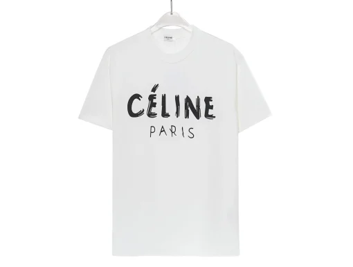 Celine Shirt White Black