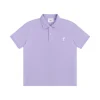 Ami Paris Polo T-Shirt Lavender