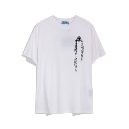 Prada T-shirt White Black