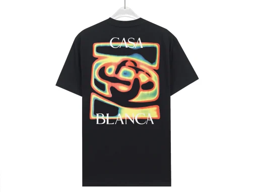 CASABLANCA Logo T Shirt Black