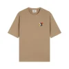 Ami Paris Pride Organic Cotton T-Shirt Beige