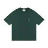 AMI Paris Cropped T-Shirt Green