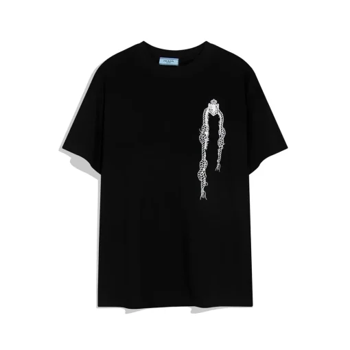 Prada T-shirt White Black