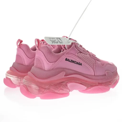 Balenciaga Triple S Pink – Iconic Oversized Multi-Material Clean Sole Sneakers