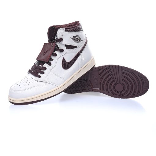 NIKE Air Jordan 1 High “White Sail/Maroon”