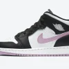 Nike Air Jordan 1 Mid White Black Light Arctic Pink